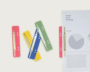 Abheftstreifen in unterschiedlichen Farben