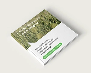 Quadratisches handgefertigtes Buch geschlossen