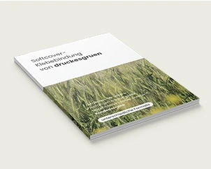 Geschlossene Klebebindung mit Softcover im Hochformat