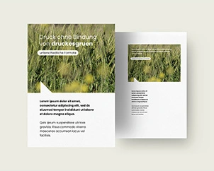 Lose Blätter nebeneinander schwebend